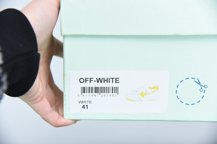 OFF WHITE™ C/O VIRGIL ABLOH OUT OF OFFICE LOW-TOP LEATHER SNEAKERS "OOO"