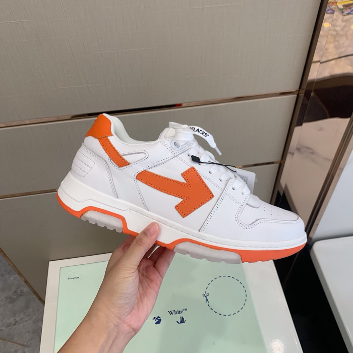 OFF WHITE™ C/O VIRGIL ABLOH OUT OF OFFICE LOW-TOP LEATHER SNEAKERS "OOO"