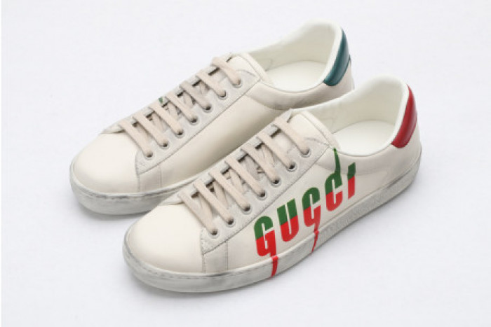 G*u*i ace embroidered low-top sneaker 576137 a38v0 9090