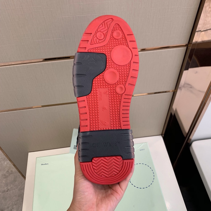 OFF WHITE™ C/O VIRGIL ABLOH OUT OF OFFICE LOW-TOP LEATHER SNEAKERS "OOO"