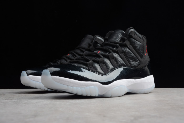 Air Jordan 11 Retro BP "72-10" black mens 378037-002