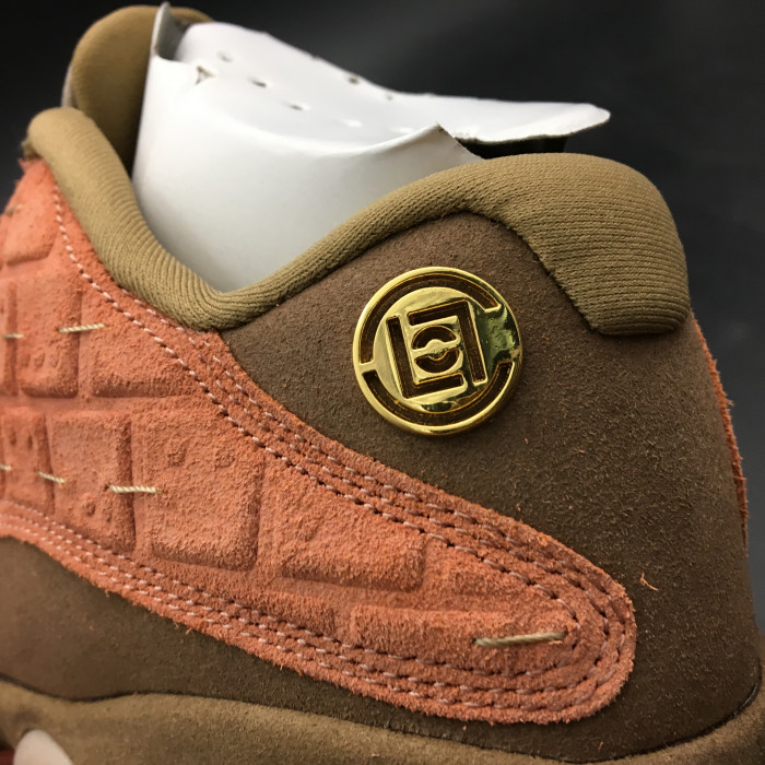 CLOT x Air Jordan 13 Low Sepia Stone/Canteen-Terra Blush AT3102-200