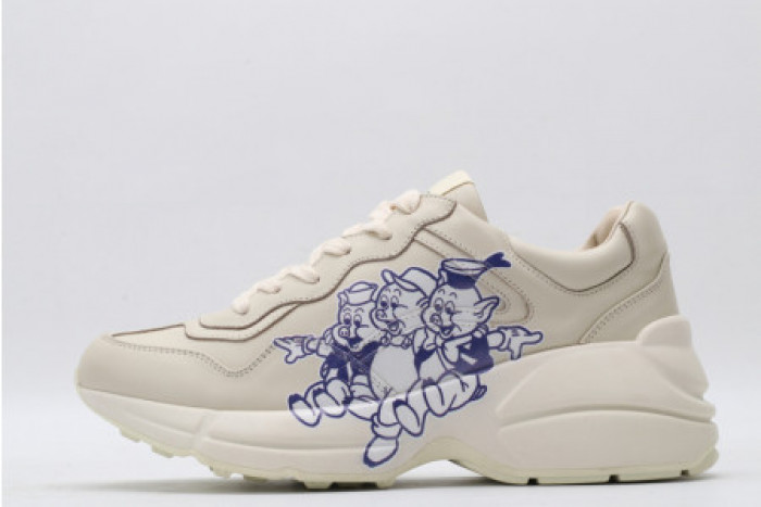 G*u*i rhyton leather sneaker