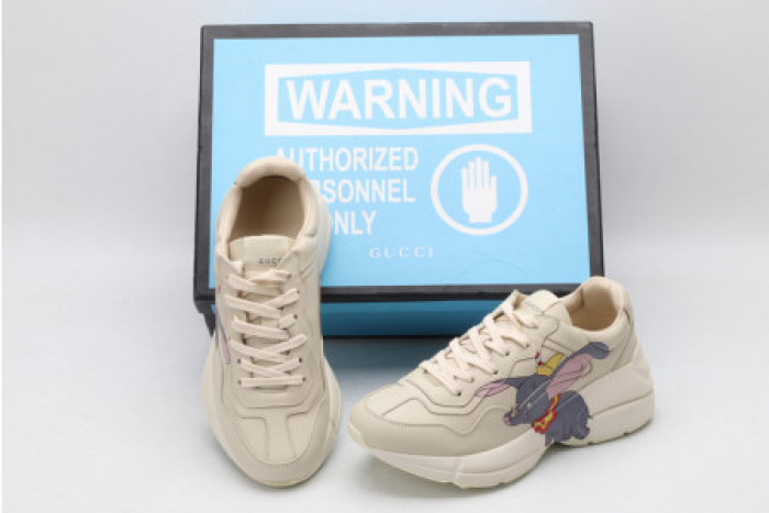 G*u*i rhyton leather sneaker