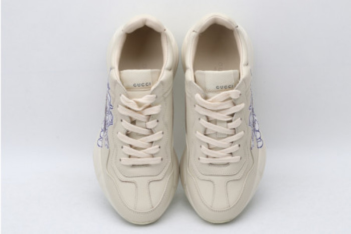 G*u*i rhyton leather sneaker
