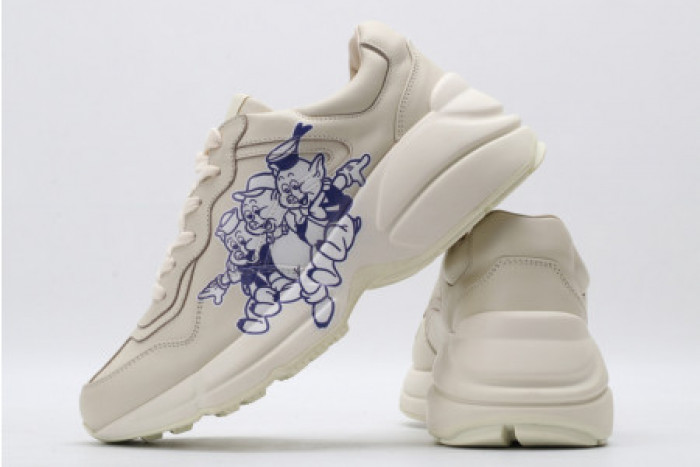 G*u*i rhyton leather sneaker