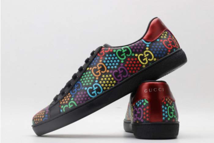 G*u*i ace embroidered low-top sneaker 610085 h2020 1110