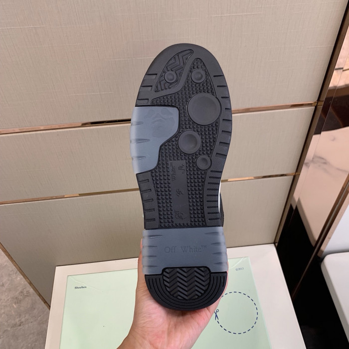 OFF WHITE™ C/O VIRGIL ABLOH OUT OF OFFICE LOW-TOP LEATHER SNEAKERS "OOO"