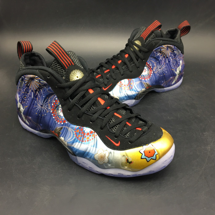 NIKE AIR FOAMPOSITE ONE LNY QS "LUNAR NEW YEAR 2018" AO7541-006
