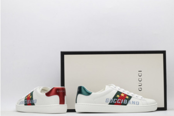 G*u*i ace embroidered low-top sneaker 603693 0fi10 9069
